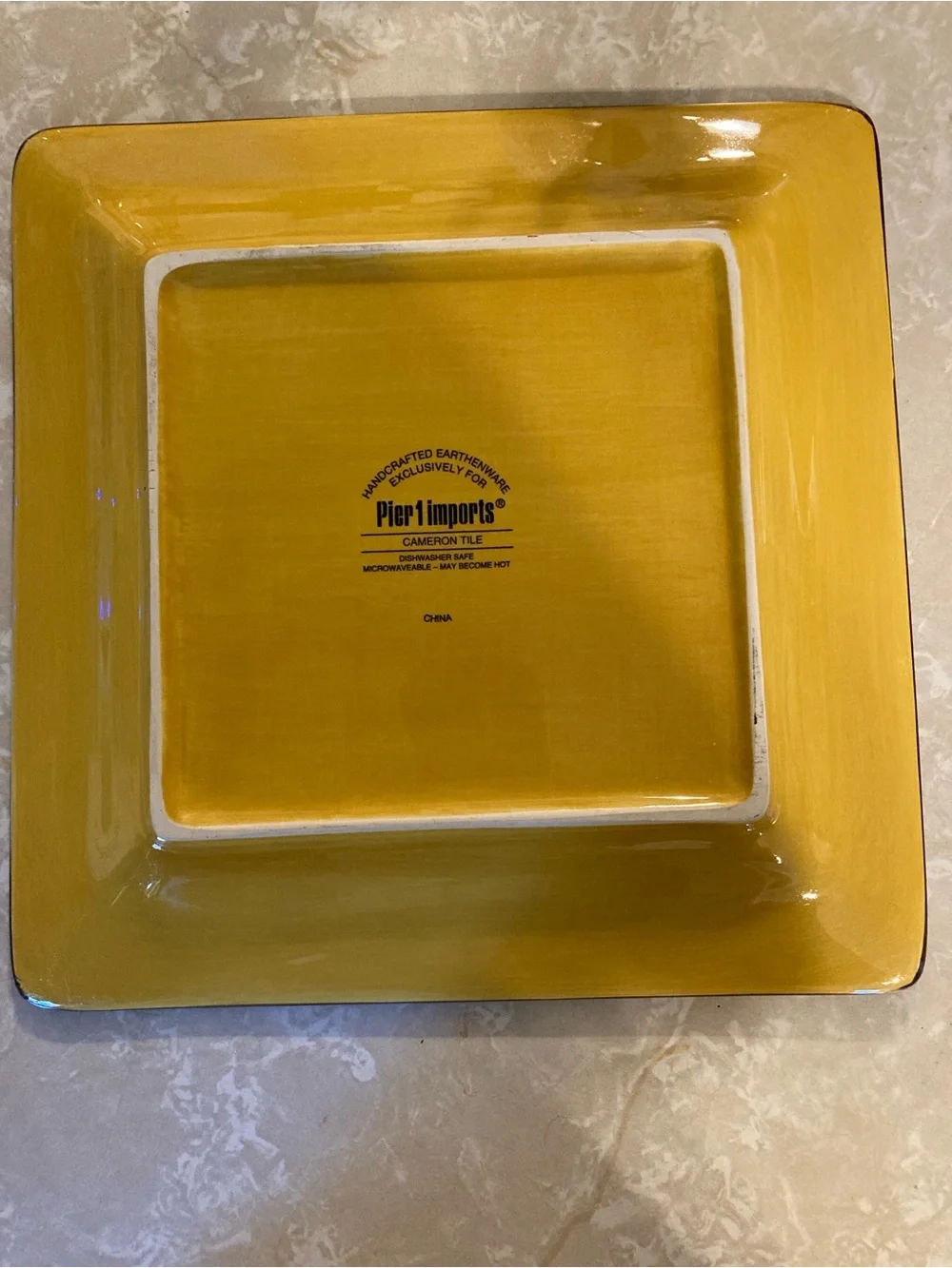 Pier oneDecorative Ceramic Tile-Pattern Serving Plate  Cameron Tile pattern